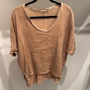 Casual Tan Women's Top